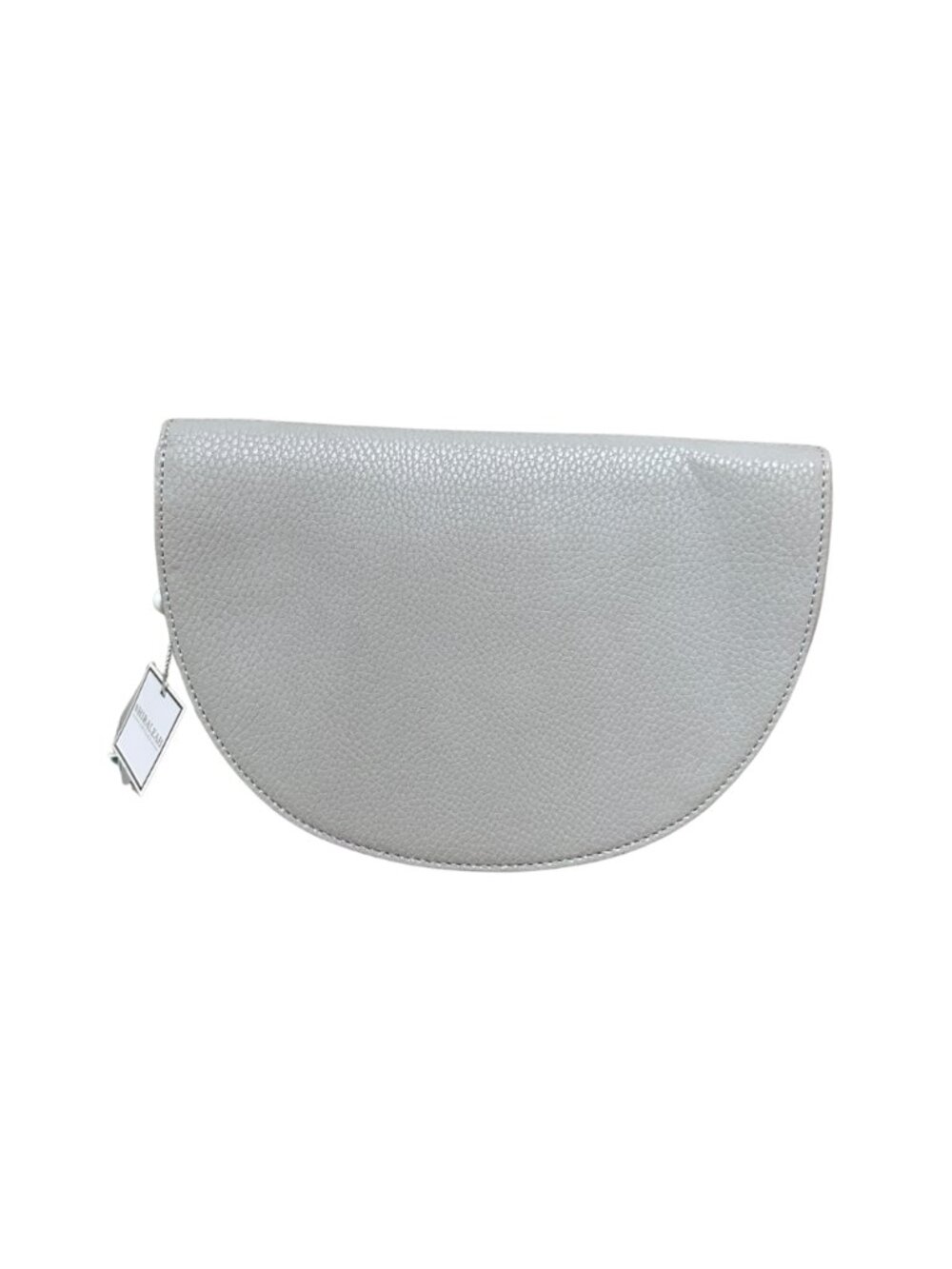 NEW Shiraleah Gigi Half Moon Zipper Clutch / Wristlet - Grey